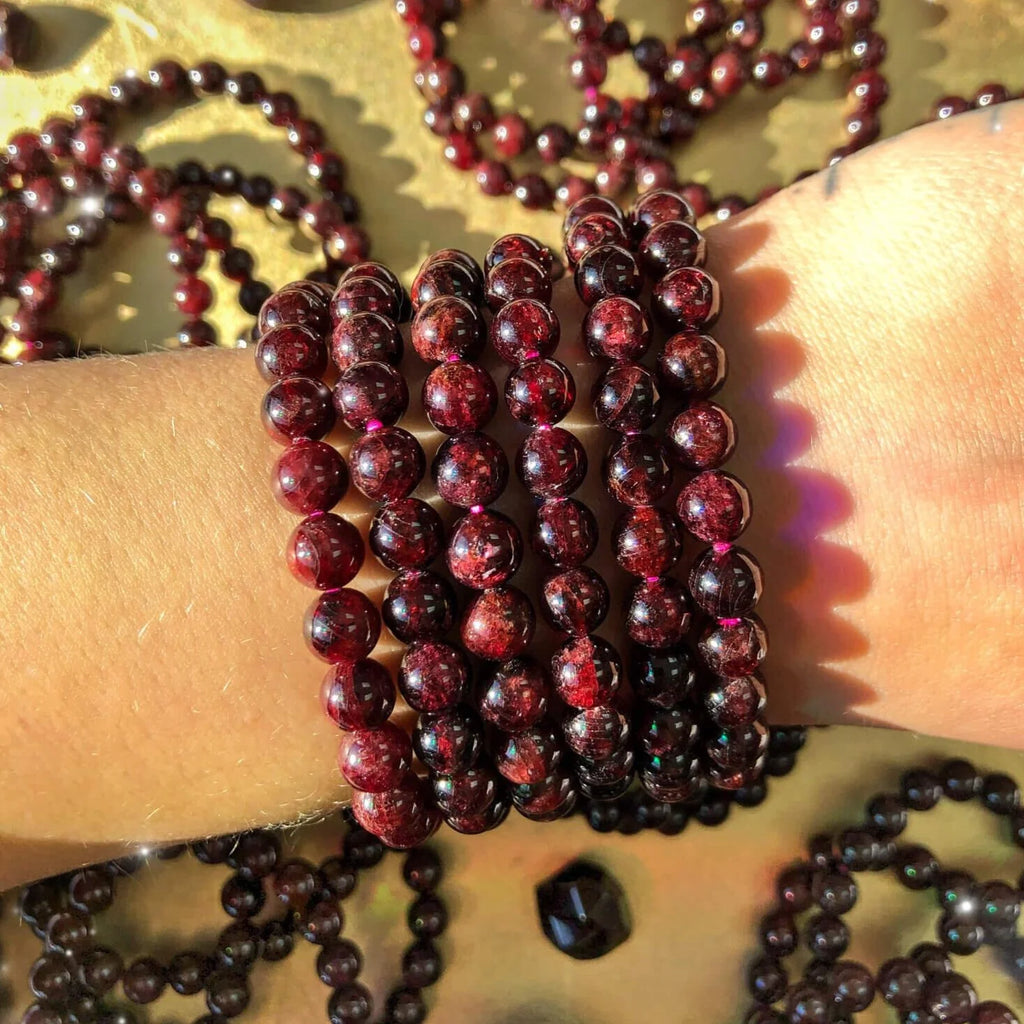 Reiki on sale attuned and blessed Garnet bracelet