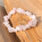 Rose Quartz(Emotional Healing & Compassion) Chip Stone Bracelet