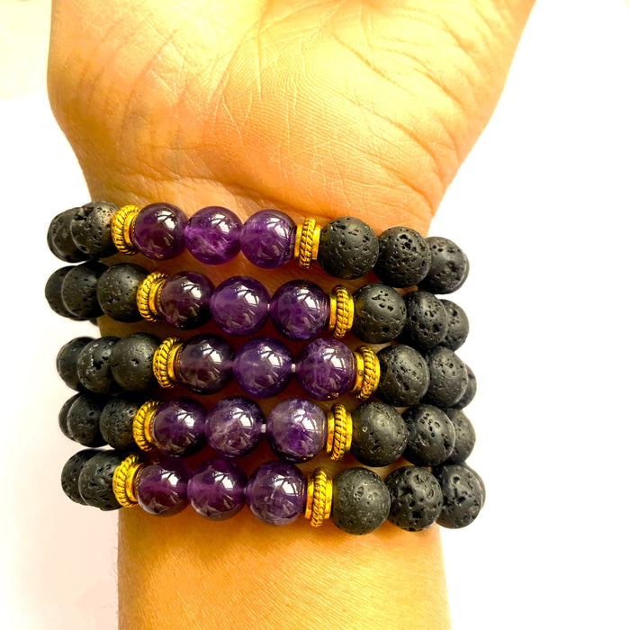 Oil Diffuser Lava Stone Bracelets