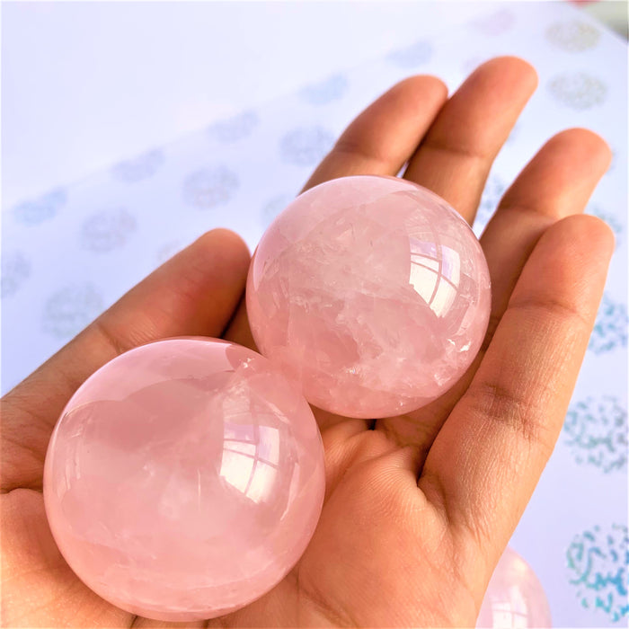 Rose Quartz Sphere (The Love Magnet)